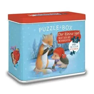Puzzle-Box - Der kleine Igel freut sich auf Weihnachten