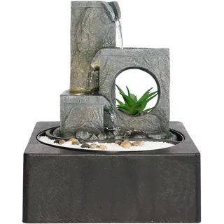 Dehner Zimmerbrunnen Mana 23x27x23 cm grau