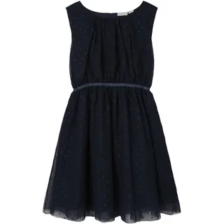 NAME IT Nkfvaboss Spencer Noos Kleid, Dark Sapphire/Detail:w. Tone in Tone Lurex, 116