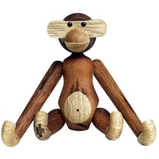 Bild AFFE Mini Figuren 9.5 cm Affen Weihnachtsdekoration, Holz