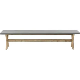 Beliani Olbia 200 x 40 x 41 cm Grau