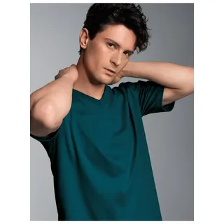 TRIGEMA V-Shirt Deluxe blau XL