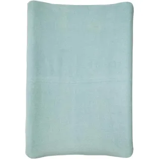 Babycalin Wickelauflagenbezug 50 x 70 cm, blau grün – Universal-Wickelauflagenbezug aus 100% Baumwolle – elastische Kanten – Wickelauflagenbezug einfach anzubringen und zu waschen