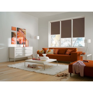 Sunlines Smart Style Elektrisches Rollo, Polyester, Mokka, 180 x 180 cm