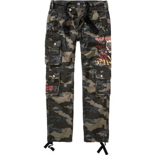 Brandit Iron Maiden Pure Vintage NOTB, Cargohose - Darkcamo - XXL