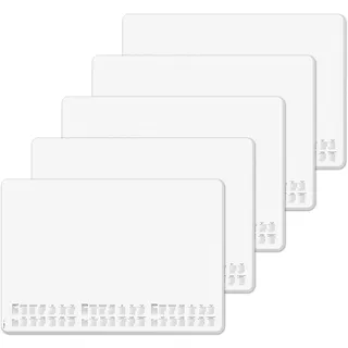 SIGEL H7301/5 Papier-Schreibtischunterlage DIN A2, Kalender 2027-2029, 30 Blatt, dotted weiß, 5 Stück - mit abgerundeten Ecken, Schreibunterlage zum Abreißen aus nachhaltigem Papier