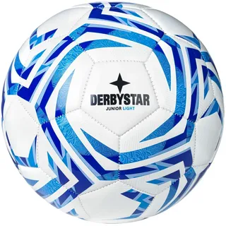derbystar Junior Light 350g Leicht-Fußball Kinder weiß/blau 5