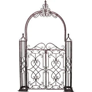 Garden Pleasure Rosenbogen Towada 150 x 245 cm Schwarz