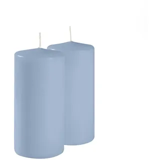 Cereria Di Giorgio Risthò Stumpenkerzen 15 cm blau 4 St.
