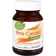 KOPP Vital® Beta-Carotin Kapseln | 1 x 200 Kapseln | 65 g | Karotten-Extrakt | Vitamin A | Apothekenqualität