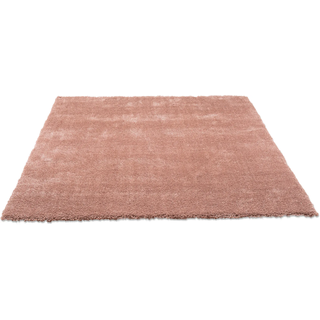 Hochflor-Teppich TOM TAILOR HOME "Soft" Gr. 3, braun (hellbraun), B:140cm H:35mm L:200cm, Kunstfaser, Teppiche, Hochflor-Teppich, handgetuftet, Uni-Farben, super weich und flauschig
