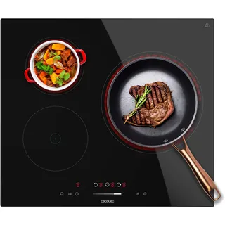 Cecotec Bolero Squad V 3100, 5700W, Touch-Steuerung, 9 Stufen, Triple-Ring, individuell einstellbarer Timer, Restwärmeanzeige, Kindersicherung