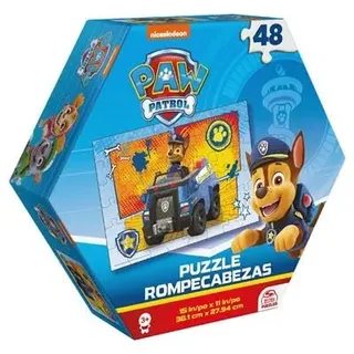 PAW Patrol - 48 Teile Puzzle mit Chase of Skye of Rocky