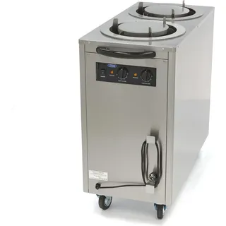 MAXIMA - Gastro Plattenwärmer - 80 Teller - Bis zu Ø30 cm - auf Rädern