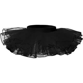 Bezioner Tütü Rock Mädchen Tüllrock Ballett Röcke Tutu Ballettrock Prinzessin Minirock für Party Kostüm Classic Tanzbekleidung Schwarz L 7-9 Jahre