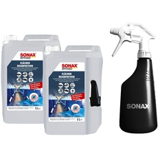 SONAX FlächenDesinfektion (2 x 5 Liter) + Sprühboy ist die gebrauchsfertige Lösung zur Reinigung und Desinfektion von allen harten Oberflächen rund ums Auto | Art-Nr. 07686000