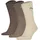 Tennissocken 3er Pack Braun 43-46