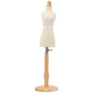 KIMISS Schaufensterpuppe, Schaufensterpuppenkörper, Weibliche Schneiderpuppe aus Buchenholz, Professionelle Schneiderpuppe aus Buchenholz, mit Holzsockel für die Präsentation von