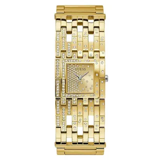 GUESS Damen Armbanduhr WATERFALL gold 22 mm GW0441L2