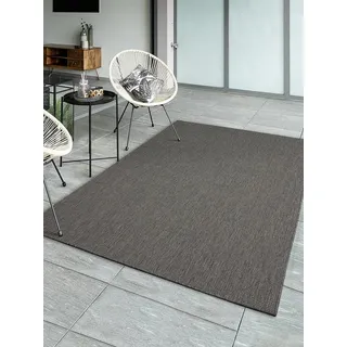 The CarPET Teppich »Mistra«, rechteckig, 1 mm Höhe, moderner robuster In und Outdoor Teppich grau