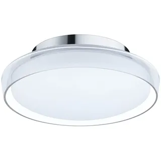 Paulmann Luena 1 rund Chrom/Glas/Metall