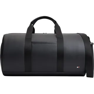 Tommy Hilfiger Men Th Foundation Duffle AM0AM14736 Reisetasche, Schwarz, Einheitsgröße
