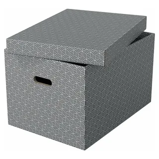 Esselte Aufbewahrungsbox 35,5 x 51,0 x 30,5 cm 3-tlg. grau