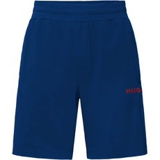 HUGO Men's Labelled Loungewear Short, Navy417, XL