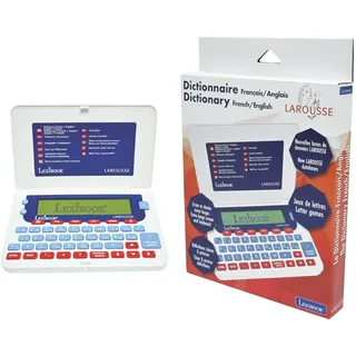 Lexibook, Larousse, Französisch/Englisches Wörterbuch, 400.000 Wörter, Ausdrücke und Übersetzungen, 3000 Amerikanismen, Neue Datenbank Larousse, Buchstabenspiele, D880i1