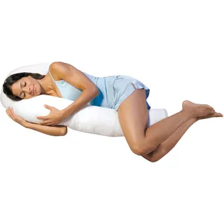 MediaShop Seitenschläferkissen »Dreamolino SwanPillow XL ergonomisches Ganzkörper-Wohlfühlkissen«, weiß