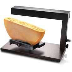 Boska Raclette Demi 220V / erwärmt den Käse mittels einer Wärmelampe/Edelstahl/Schwarz / 490 x 320 x 280 mm