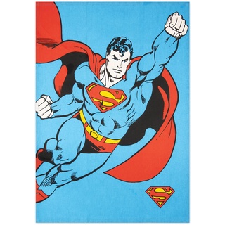 Excelsa Superman Geschirrtuch, 100% Baumwolle, 70 x 50 cm, mit Knopfloch