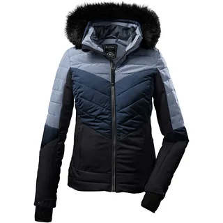 KILLTEC Damen Steppjacke/Skijacke mit abzippbarer Kapuze und Schneefang KSW 250 WMN SKI QLTD JCKT, hell stahlblau, 40, 37577-000