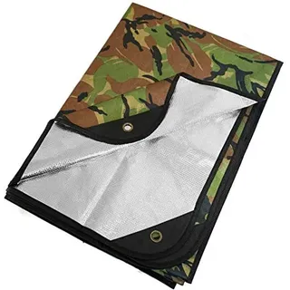 Arcturus Survival-Decke isoliert reflektierend 152 x 208 cm Woodland Camo