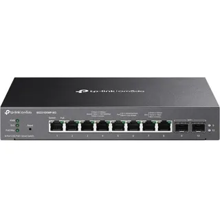 TP-Link SG2200 Omada Desktop 2.5G Smart Switch, 8x RJ-45, 2x SFP+, 160W PoE+ (SG2210XMP-M2)