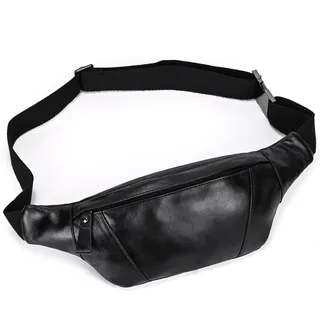LUUFAN Herren Leder Gürteltasche Fanny Pack Gürteltasche