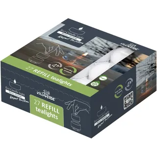 Teelichter ECL 27er-Pack Weiß Refill