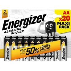 Energizer Alkaline Power Alkaline Batterien AAA/LR03, 20 Stück
