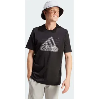 Adidas Herren Growth Badge Graphic Tee, Black, S