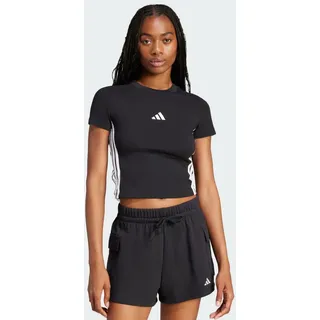 adidas Essentials 3-Streifen Slim Baby T-Shirt Black / White L