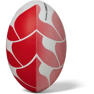 Canterbury Thrillseeker Play Rugbyball, Weiß/Rot, 5