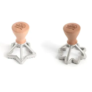 Marcato Ausstecher Set 2-teilig, Stern 65mm, Blume