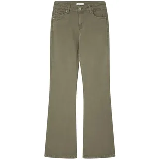 SPRINGFIELD Damen VaquerosGlossyLowFlare Farbige Schlagjeans, Grau/Khaki, 38W/33L