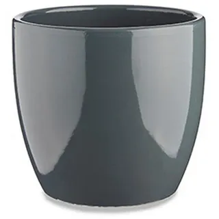 Ibergarden Terracotta-Blumentopf-Set Anthrazit