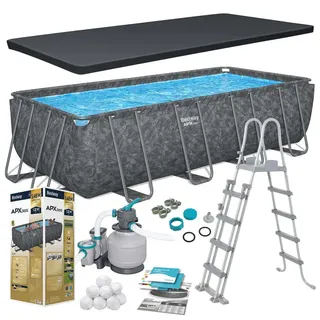 BESTWAY Rechteckpool-Set 549 x 274 x 132 cm inkl. Filterpumpe