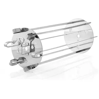 BBQ-Toro Grillkorb Ø 16 cm Edelstahl silber