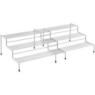Metaltex Gewürzregale 3 Etagen 2 Stk. X-Tend Ausziehbar - Silber