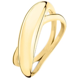 Liebeskind Berlin Ring LJ-1442-R-58 Edelstahl IP gold