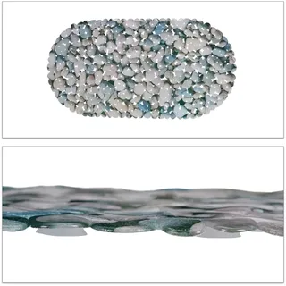 Relaxdays 10029453_126, Badewannenmatten 1 Stück Natur