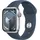 Watch Series 9 GPS + Cellular 41 mm Aluminiumgehäuse silber, Sportarmband sturmblau M/L